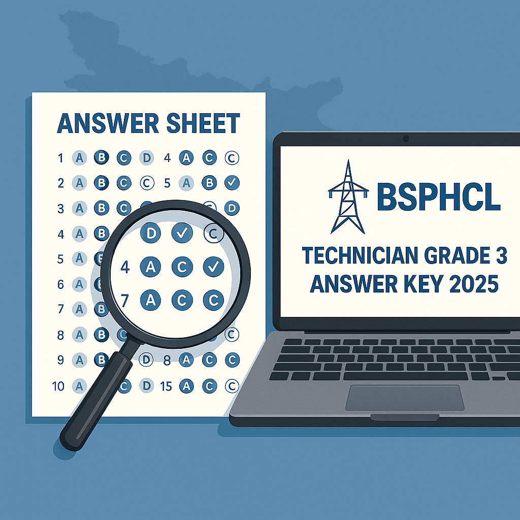bsphcl bsphcl BSPHCL Answer Key 2025 Released – Technician Grade 3 PDF Download